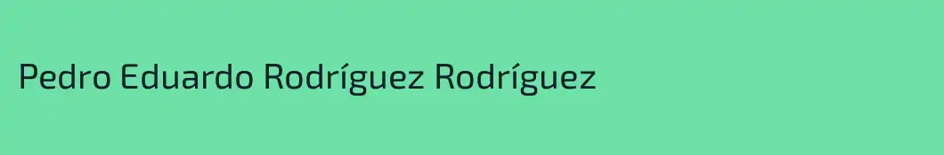 Pedro Eduardo Rodríguez Rodríguez